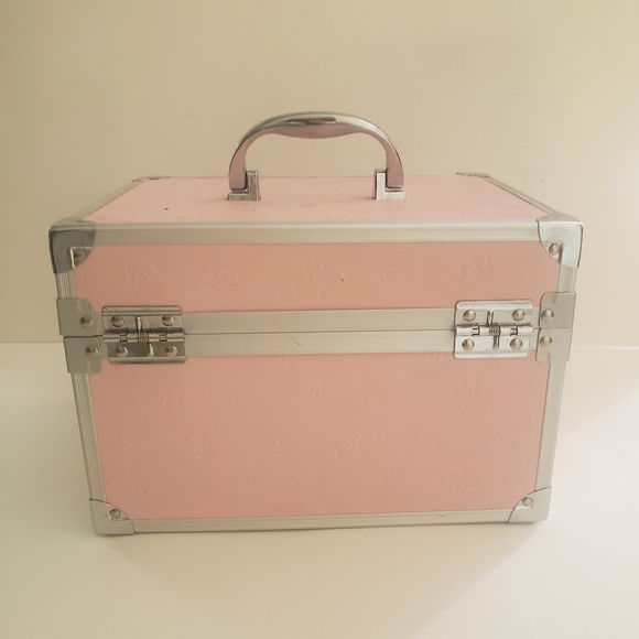 American Girl Bitty Baby Vintage Trunk, Pink with Metal Handle and Accen… - Picture 2 of 7